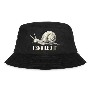 T-shirt cartoon Snailed It - Bob - noir - Devant - Lela (165cm)