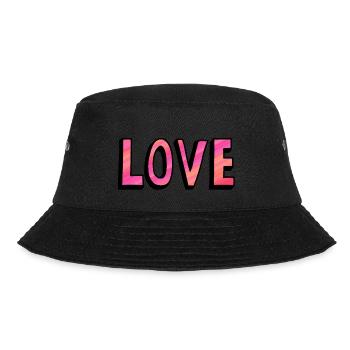 LOVE - Bucket Hat - black - Front - Lela (165cm)