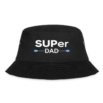 stand up paddle SUP Paddel Dad Motivation Stand Up - Bucket Hat - Schwarz - Vorne - Lela (165cm)