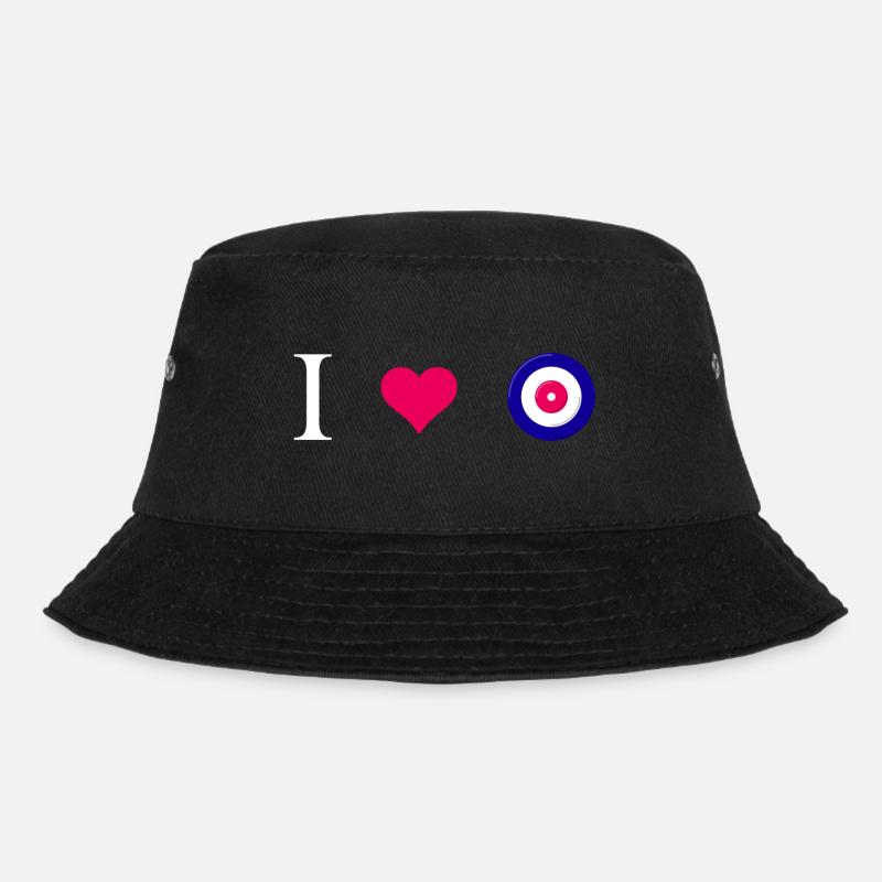 curling eisstockschießen curler curling-love - Bucket Hat - Schwarz