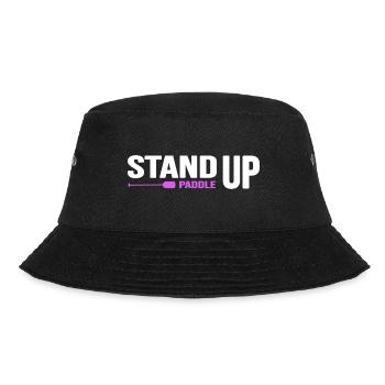 stand up paddle SUP Paddel Motivation Stand Up - Bucket Hat - Schwarz - Vorne - Lela (165cm)