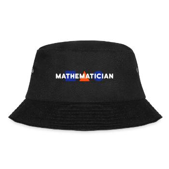Mathematician (square, triangle, circle) - Bucket Hat - black - Front - Lela (165cm)