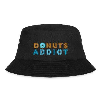 Donuts addict blue - Bucket Hat - black - Front - Lela (165cm)