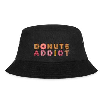 Donuts addict pink caramel - Bucket Hat - black - Front - Lela (165cm)