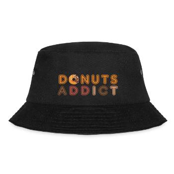 Donuts addict choco beads - Bucket Hat - black - Front - Lela (165cm)