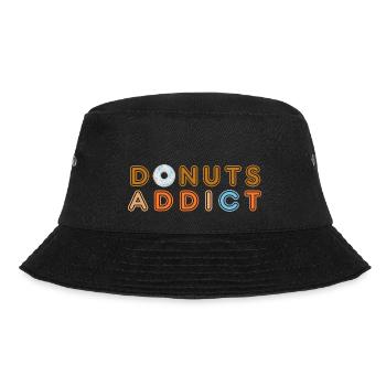 Donuts addict ice blue - Bucket Hat - black - Front - Lela (165cm)