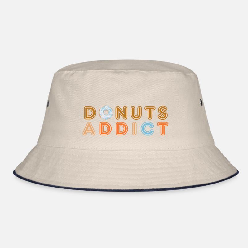 Donuts addict ice blue Bucket Hat