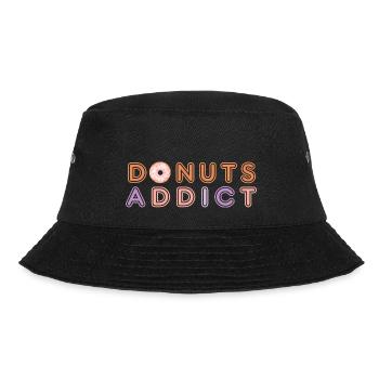 Donuts addict light pink - Bucket Hat - black - Front - Lela (165cm)