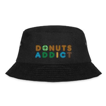 Donuts addict green choco - Bucket Hat - black - Front - Lela (165cm)