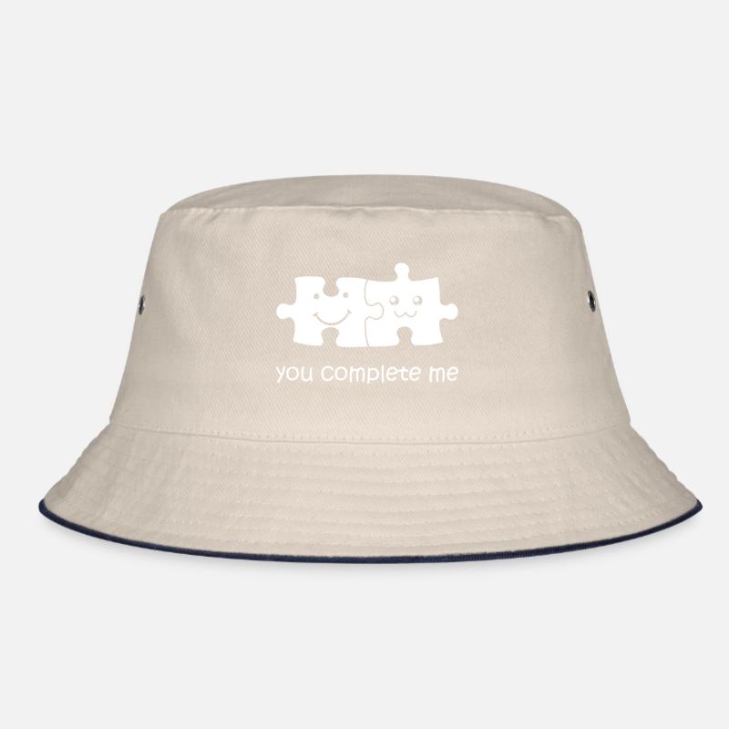 You Complete Me Partner Partnerin Beste Freunde Bucket Hat