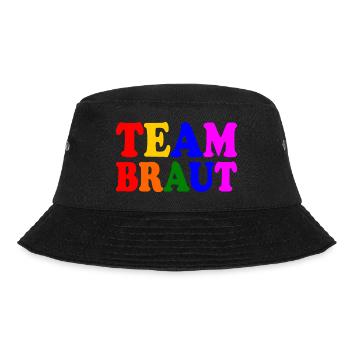 Team braut - Bucket Hat - Schwarz - Vorne - Lela (165cm)