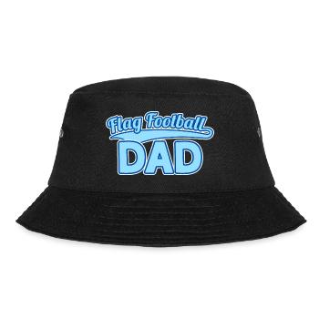 Flag Football Dad Vater - Bucket Hat - black - Front - Lela (165cm)