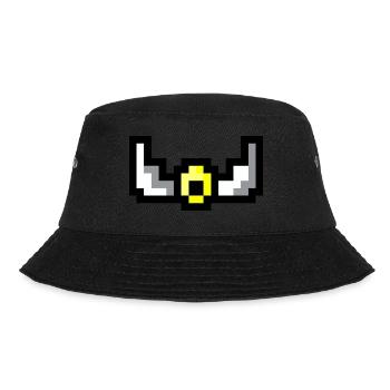 Pixel wings - Bucket Hat - Schwarz - Vorne - Lela (165cm)