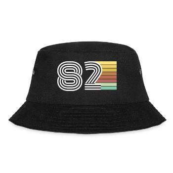 1982 - Bucket Hat - Schwarz - Vorne - Lela (165cm)