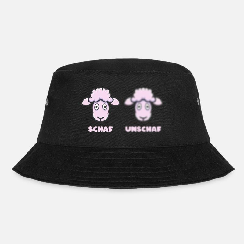 Scharfes Schaf (Unschärfe-Edition) - Bucket Hat - Schwarz