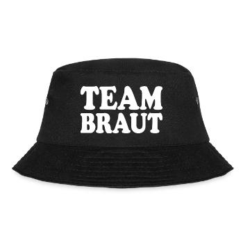 Team braut - Bucket Hat - Schwarz - Vorne - Lela (165cm)