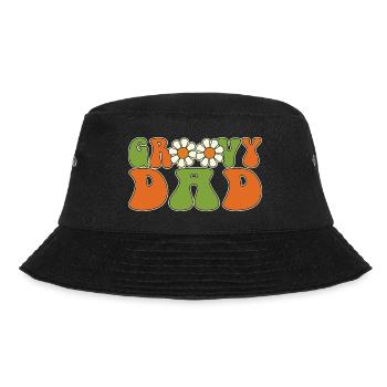 Retro Groovy Dad Matching Family Baby Shower - Bob - noir - Devant - Lela (165cm)