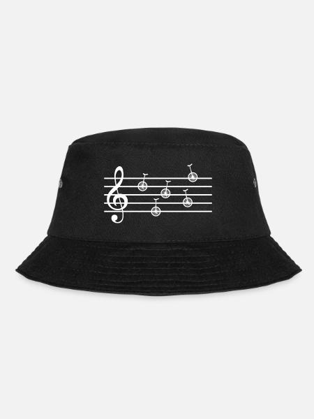 Einrad Einradartist Einradfahren unicycle - Bucket Hat - Schwarz