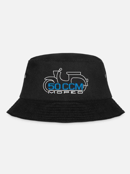 Moped Schwalbe 50 ccm Emblem v.2 - Bucket Hat - Schwarz