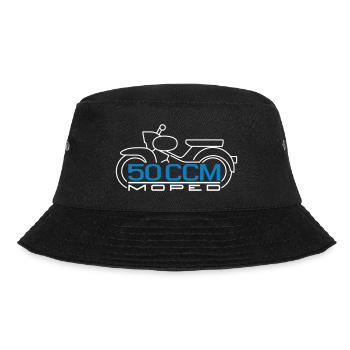 50cc Moped Star Emblem v.2 - Bucket Hat - black - Front - Lela (165cm)
