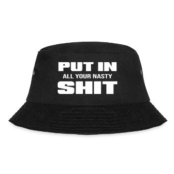 UKRAINE "anti-war" slava ukraini - Bucket Hat - Schwarz - Vorne - Lela (165cm)