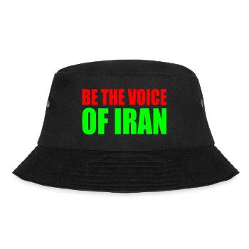 Be the voice of iran - Bucket Hat - black - Front - Lela (165cm)