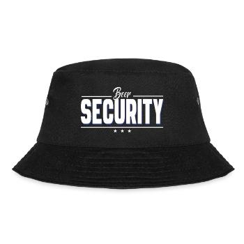 Beer Security Bier Sicherheitsdienst Polizei Party - Bucket Hat - Schwarz - Vorne - Lela (165cm)