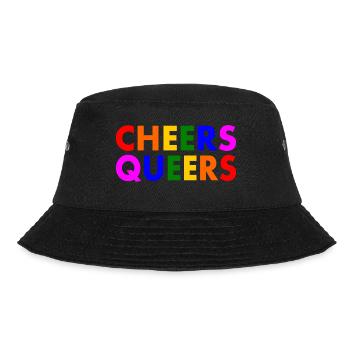 Cheers queers - Bucket Hat - black - Front - Lela (165cm)