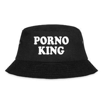 Porno king - Bucket Hat - Schwarz - Vorne - Lela (165cm)