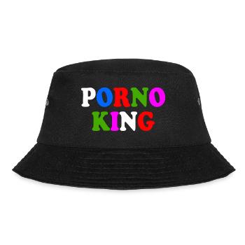 Porno king - Bucket Hat - Schwarz - Vorne - Lela (165cm)