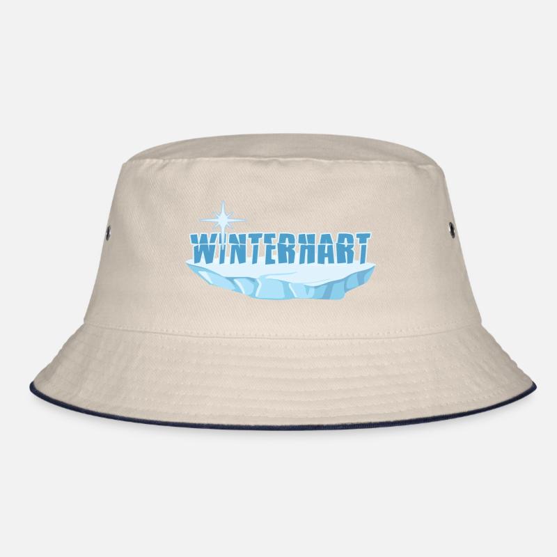 Eisbaden winterhart Winterbader Winterschwimmen Bucket Hat