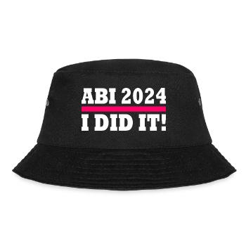 Abi 2024 - Bucket Hat - Schwarz - Vorne - Lela (165cm)