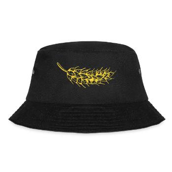 Getreide Korn Weizen Roggen Gerste Geschenk Idee - Bucket Hat - Schwarz - Vorne - Lela (165cm)