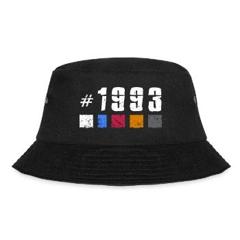1993 vintage geburtstag retro jubiläum "newTibet" - Bucket Hat - Schwarz - Vorne - Lela (165cm)