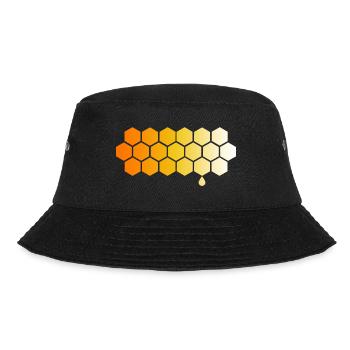 Beekeeper Bee Colony Honeycomb Beekeeping Honey - Bucket Hat - black - Front - Lela (165cm)