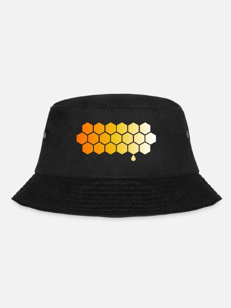 Imker Bienenvolk Honigwabe Imkerei Honig - Bucket Hat - Schwarz