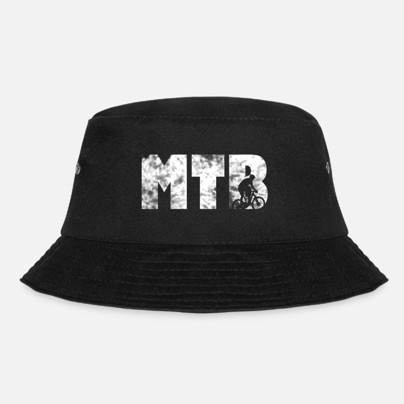 MTB Mountain Bike - Bucket Hat - black