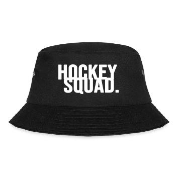 Hockey-Team Geschenk Feldhockey Hockeyspieler - Bucket Hat - Schwarz - Vorne - Lela (165cm)