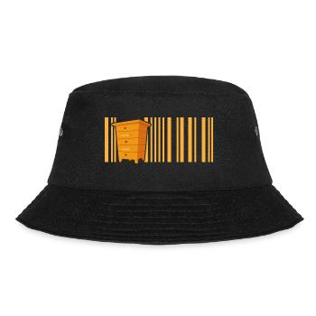 Imker Honig Imkerei Honigbiene - Bucket Hat - Schwarz - Vorne - Lela (165cm)