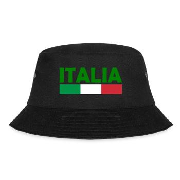 Italien - Bucket Hat - Schwarz - Vorne - Lela (165cm)