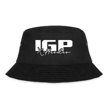 IGP X Herder Hundesport Hunde Wilsigns - Bucket Hat - Schwarz - Vorne - Lela (165cm)