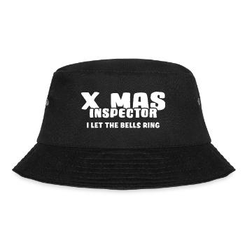 merry x mas weihnachtsgeschenk "jingle bells" - Bucket Hat - Schwarz - Vorne - Lela (165cm)