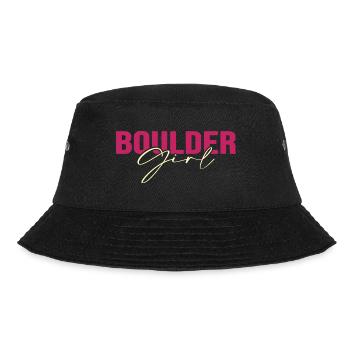 bouldern boulderfelsen bouldergirl boulder - Bucket Hat - Schwarz - Vorne - Lela (165cm)