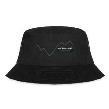 Tightrope walk Mountain hiking High altitude tour Summit Ferrata - Bucket Hat - black - Front - Lela (165cm)