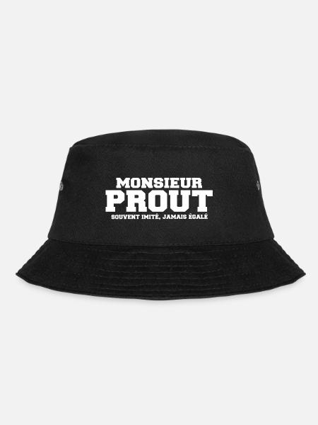 Monsieur prout cadeau drôle péteur pet - Bob - noir