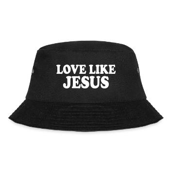 Love like jesus - Bucket Hat - Schwarz - Vorne - Lela (165cm)
