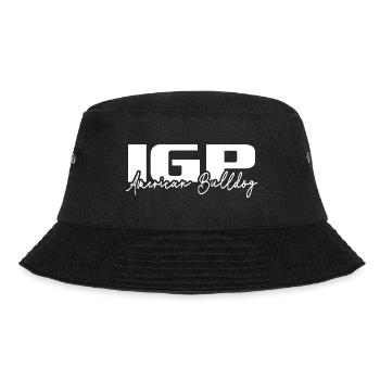 IGP AMERICAN BULLDOG Hundesport Wilsigns Hunde - Bucket Hat - Schwarz - Vorne - Lela (165cm)