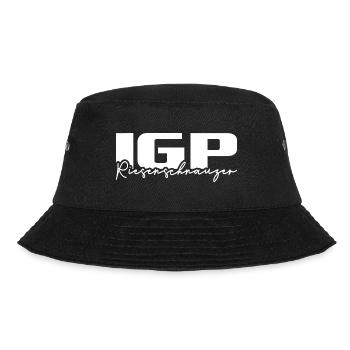 IGP RIESENSCHNAUZER Wilsigns Hundesport - Bucket Hat - Schwarz - Vorne - Lela (165cm)