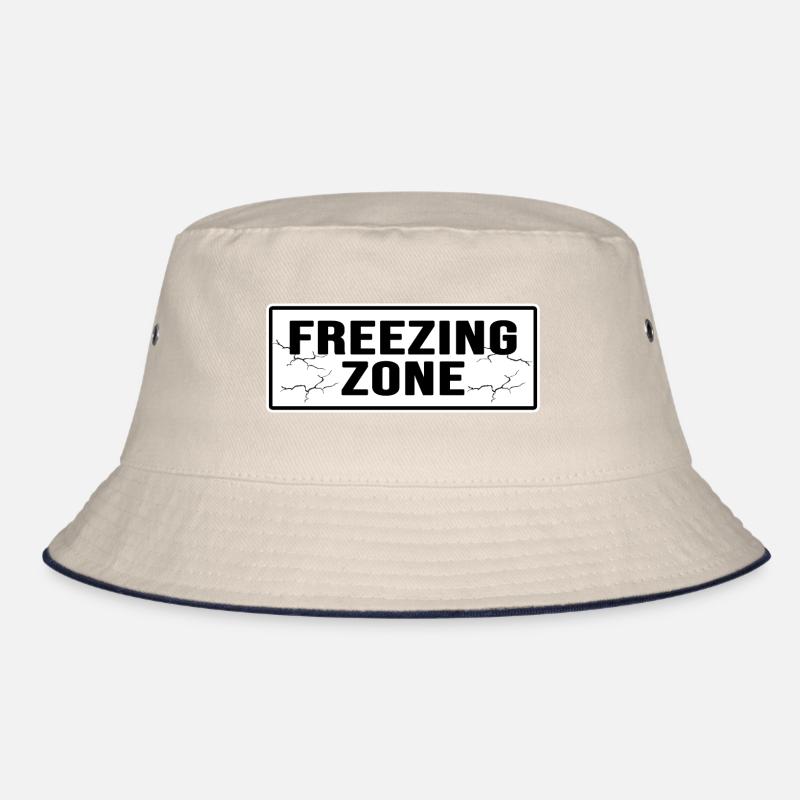 Eisbader "freezing zone" Gefrierpunkt Winterbader Bucket Hat