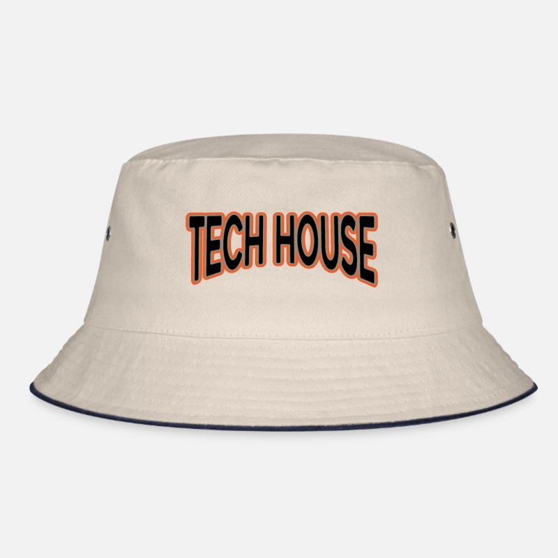 Tech House Techno House Music Bucket Hat